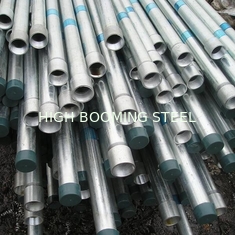 Screwed Galvanized Steel Pipes with 1 coupling on one side