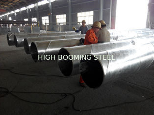 508*12mm EN10025 Hot Galvanized Spiral Welded for Water Transferring