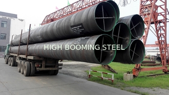 ASTM A252GR.3 High Tensile Spiral Pipes Used in Pile fabrications