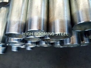 Seamless GI Steel Pipes with threading and couplings
