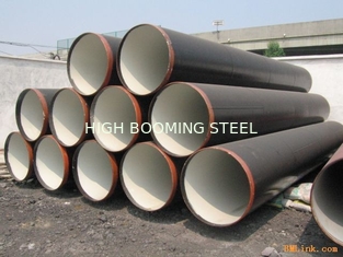 Welded Spiral Pipes with Akzo Nobel 278 Epoxy Resin Coating as pilling pipes under sea