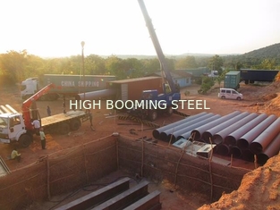 Spiral Steel Pipes for wharf construction project