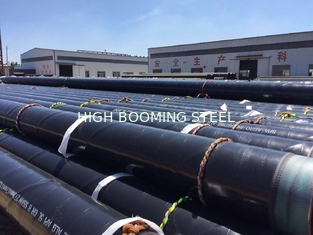 3LPE 2.0mm  Coated Spiral Steel Pipes API 5L X65 as piles