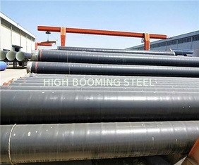 S235 EN10025 SSAW welded pile pipes with anti-rust coating
