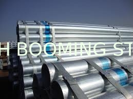 EN10255 Black ERW Hot Galvanized Steel Pipe