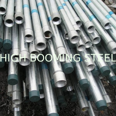Screwed Galvanized Steel Pipes with 1 coupling on one side