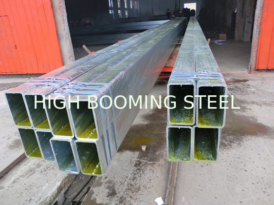 Q355 Low Alloy Galvanized Steel Square Pipes for Contructural Projects