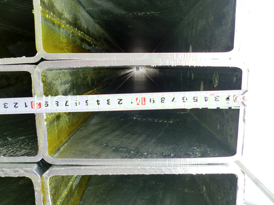 Q355 Low Alloy Galvanized Steel Square Pipes for Contructural Projects