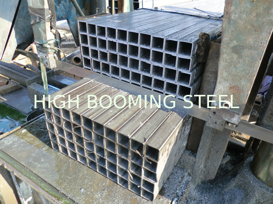 EN10219 S235 Hot Galvanized Square Tubes With Fixed Length