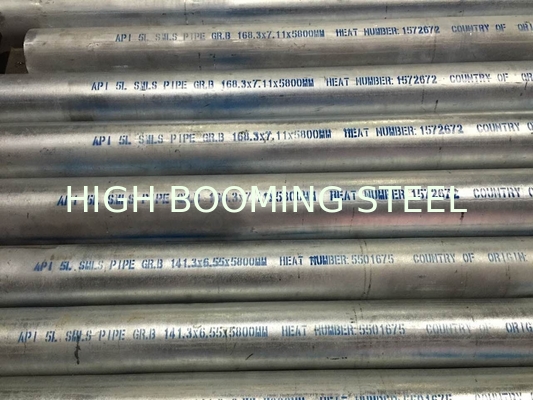 API 5L GR.B PSL1 Hot Galvanized Seamless Tubes with threads and couplings