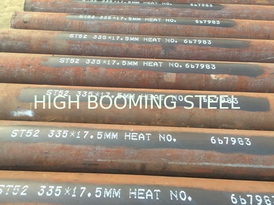 ST52 Hot Rolled Seamless Pipes with fixed length 4m for speical usage from China Borun