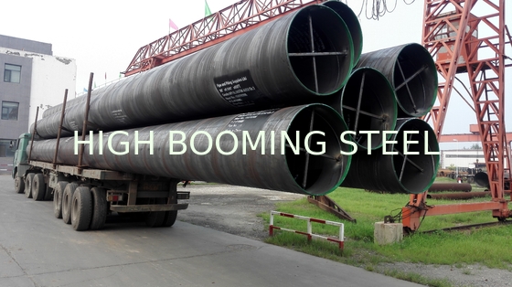 ASTM A252GR.3 High Tensile Spiral Pipes Used in Pile fabrications