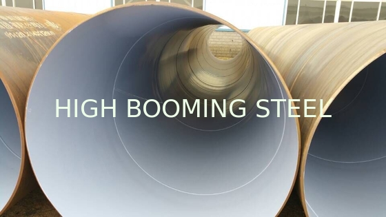 ASTM A252GR.3 High Tensile Spiral Pipes Used in Pile fabrications