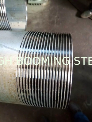 Seamless GI Steel Pipes with threading and couplings