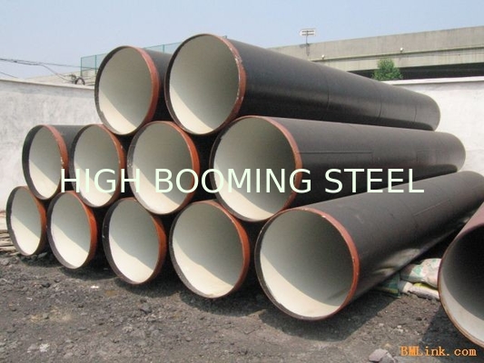 Welded Spiral Pipes with Akzo Nobel 278 Epoxy Resin Coating as pilling pipes under sea