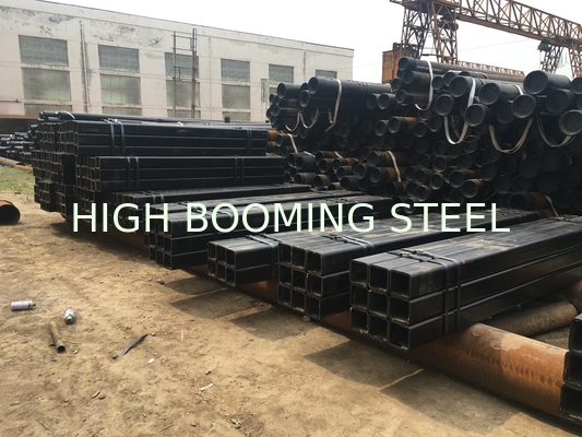 Electric High Frequency Welded Square tubes with 11.25m or 2.81m length