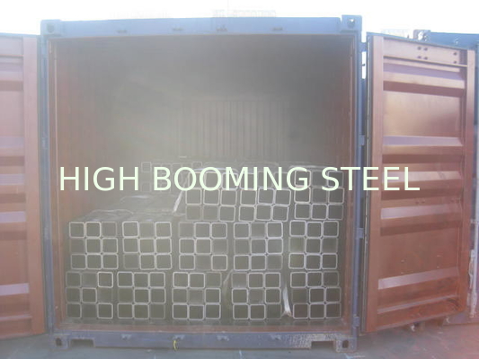Electric High Frequency Welded Square tubes with 11.25m or 2.81m length