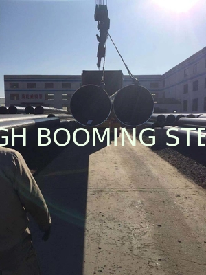 API 5L X80 LSAW welded steel pipes for sea port constructions