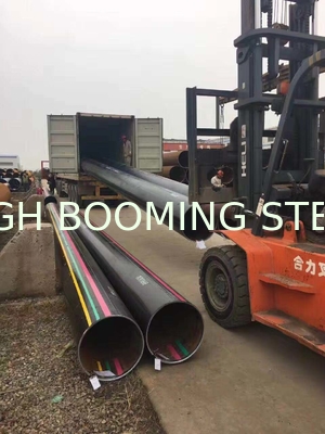 ASTM A672 C70 CL22 Electric Fusion Weld LSAW Steel Pipes with single butt seam