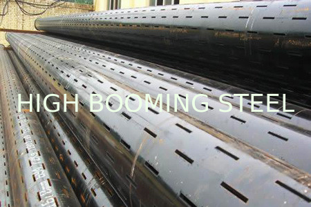 K55 Slotted screen casing pipes for oil well drilling