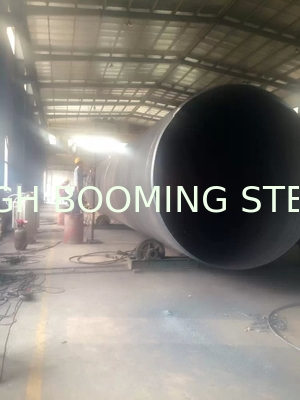 S355 Spiral welded piling pipes with anti-rust coating
