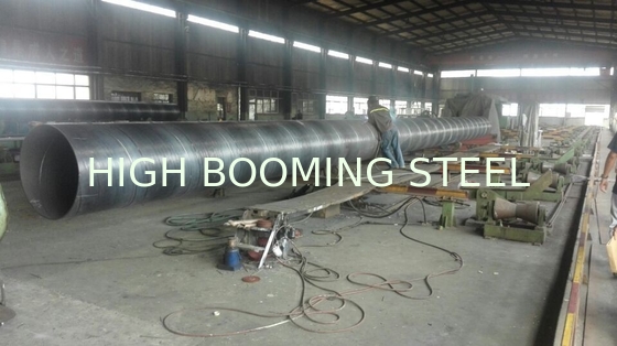SS400 /A53GR.B SSAW spiral welded carbon pipes with anti-corrosion