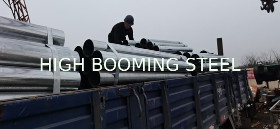 ERW hot galvanized black pipes for furnitures