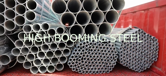 ERW hot galvanized black pipes for furnitures