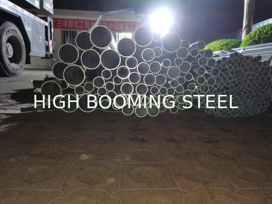 A53 hot galvanized seamless black pipes for water wells